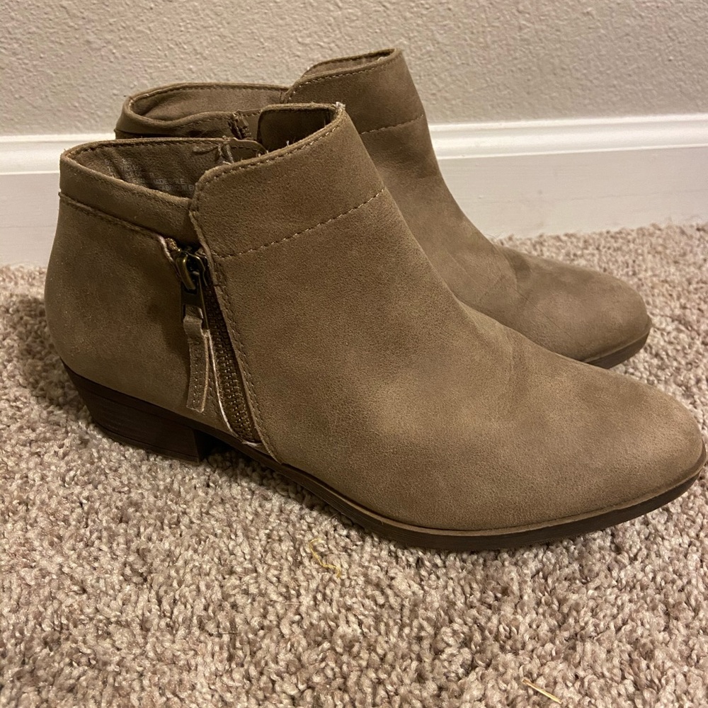 Brown booties
